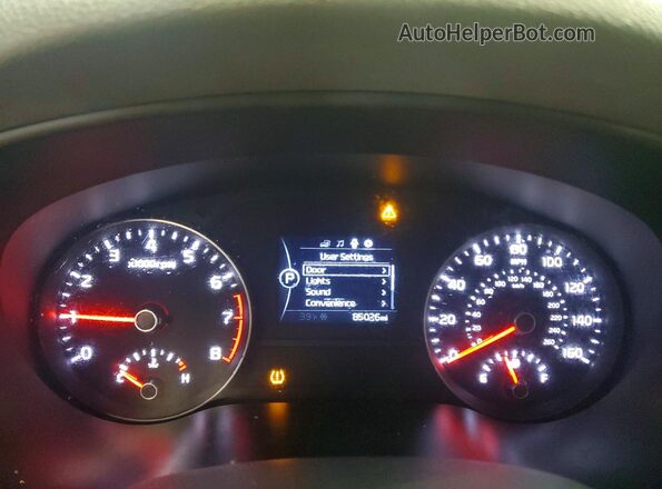KNDPMCAC9H7271798 2017 KIA SPORTAGE Red Vista del cuadro de instrumentos