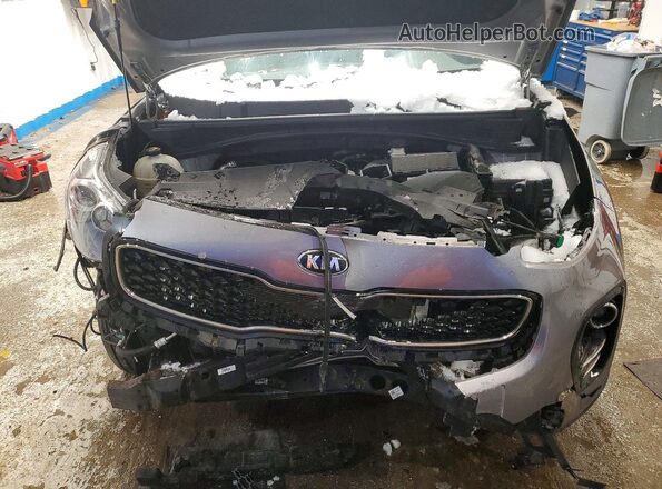 KNDPMCAC9J7368540 2018 KIA SPORTAGE Серебряный Вид подкапотного пространства