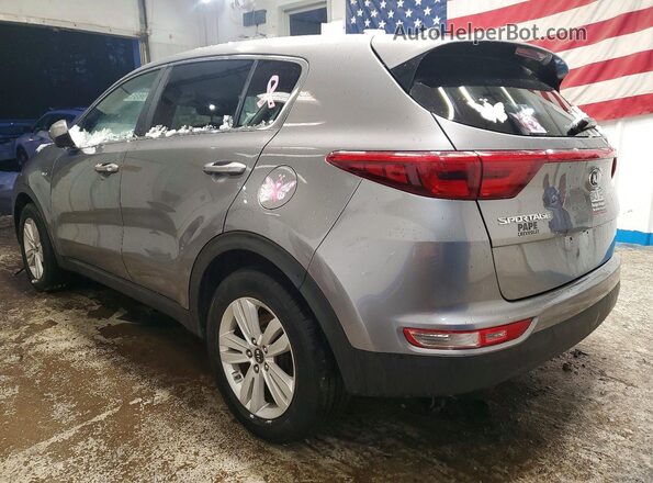 KNDPMCAC9J7368540 2018 KIA SPORTAGE Серебряный Задняя левая четверть
