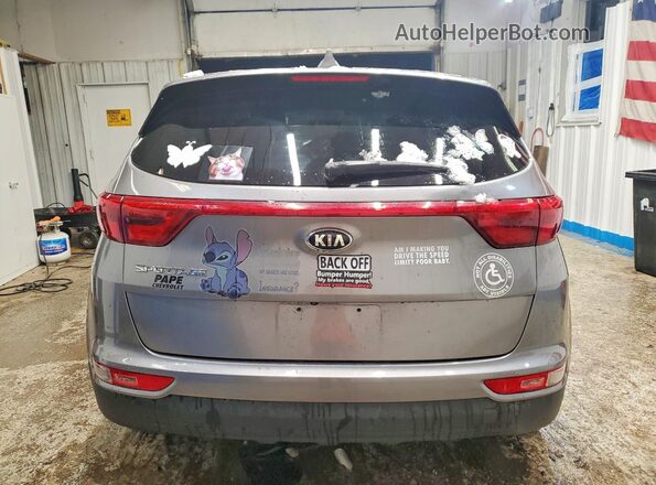 KNDPMCAC9J7368540 2018 KIA SPORTAGE Серебряный Вид сзади