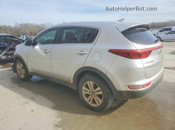 KNDPMCAC9K7518566 2019 KIA SPORTAGE Silver Trasero izquierdo