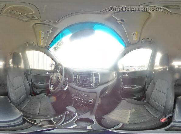 KNDPMCAC9K7518566 2019 KIA SPORTAGE Silver Vista interior de 360 grados