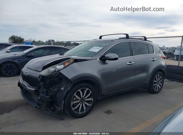 KNDPN3AC3K7560499 2019 KIA SPORTAGE Gray Передня ліва чверть