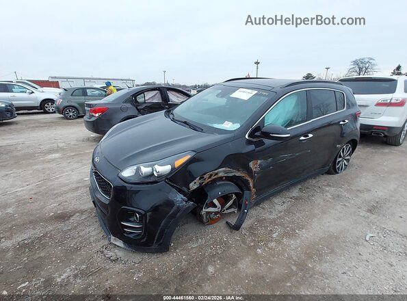 KNDPN3AC9J7353484 2018 KIA SPORTAGE Черный Передняя левая четверть