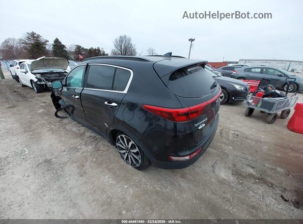 KNDPN3AC9J7353484 2018 KIA SPORTAGE Черный Задняя левая четверть