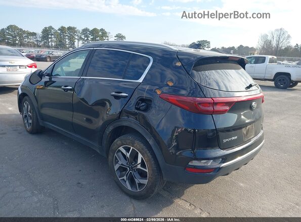 KNDPN3ACXL7693407 2020 KIA SPORTAGE Черный Задняя левая четверть
