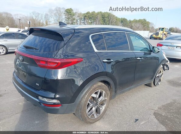 KNDPN3ACXL7693407 2020 KIA SPORTAGE Черный Задняя правая четверть