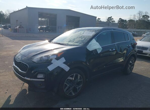 KNDPN3ACXL7693407 2020 KIA SPORTAGE Черный Передняя левая четверть