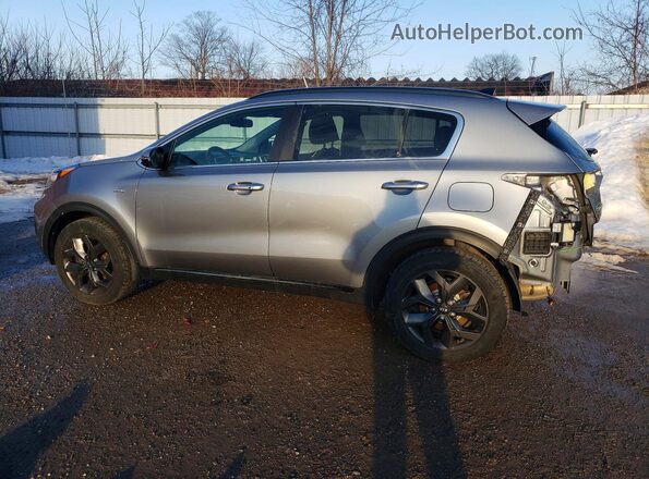 KNDPNCAC0N7963781 2022 KIA SPORTAGE Серебряный Задняя левая четверть