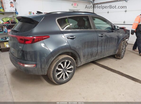 KNDPNCAC5K7531943 2019 KIA SPORTAGE Синий Задняя правая четверть