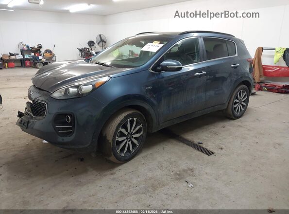 KNDPNCAC5K7531943 2019 KIA SPORTAGE Синий Передняя левая четверть