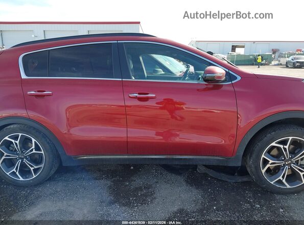 KNDPR3A65L7685973 2020 KIA SPORTAGE Красный Вид задней части салона