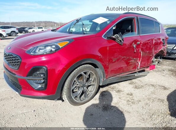 KNDPR3A65L7685973 2020 KIA SPORTAGE Красный Передняя левая четверть