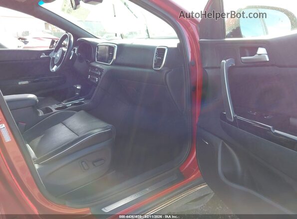 KNDPR3A65L7685973 2020 KIA SPORTAGE Красный Вид салона спереди
