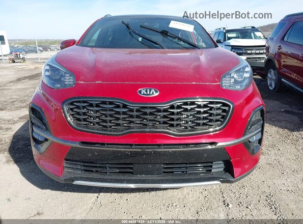 KNDPR3A65L7685973 2020 KIA SPORTAGE Красный Вид щитка приборов