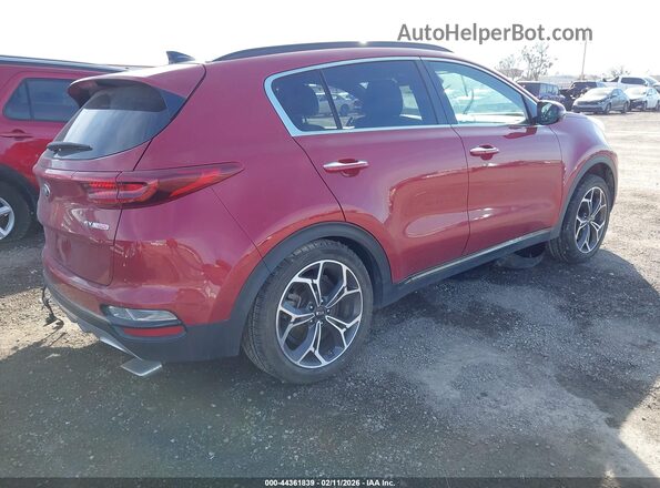 KNDPR3A65L7685973 2020 KIA SPORTAGE Красный Задняя правая четверть