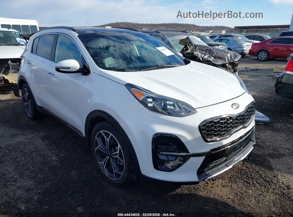 KNDPR3A68L7751464 2020 KIA SPORTAGE White Przód prawy