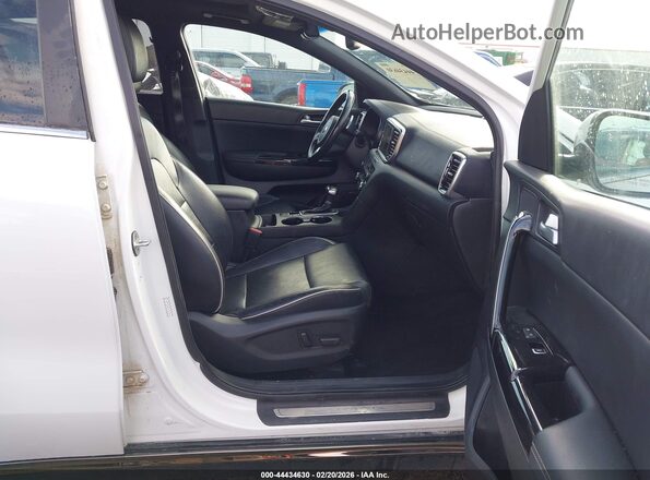 KNDPR3A68L7751464 2020 KIA SPORTAGE White Widok wnętrza z przodu