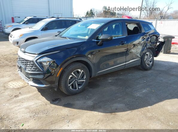 KNDPUCAG2P7023362 2023 KIA SPORTAGE HYBRID Черный Передняя левая четверть
