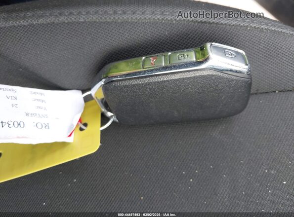 KNDPUCDF0R7265329 2024 KIA SPORTAGE Gray Widok deski rozdzielczej