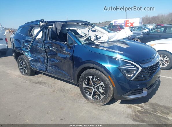 KNDPVCDG5S7212265 2025 KIA SPORTAGE HYBRID Blue Delantero derecho