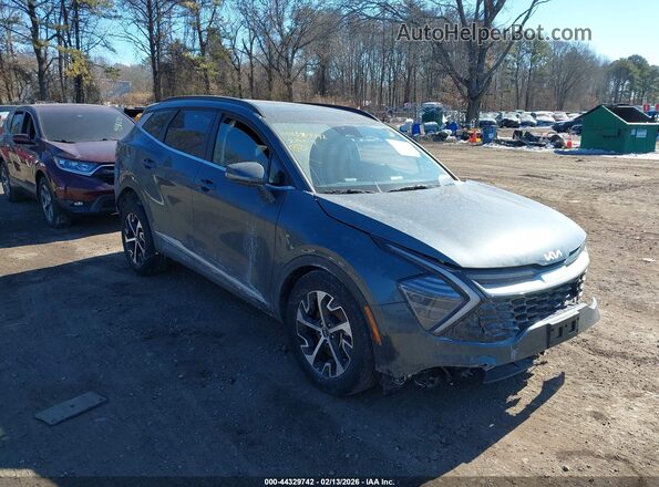 KNDPVCDG7S7208489 2025 KIA SPORTAGE HYBRID Серый Передняя правая четверть