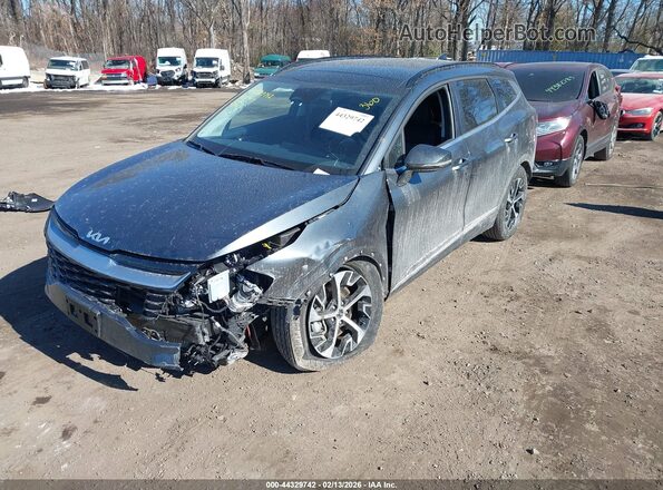 KNDPVCDG7S7208489 2025 KIA SPORTAGE HYBRID Серый Передняя левая четверть