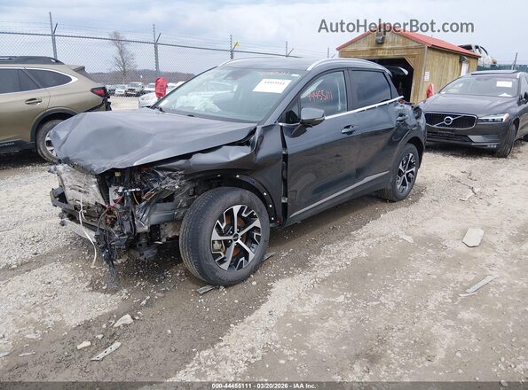 KNDPVCDG8R7165744 2024 KIA SPORTAGE HYBRID Черный Передняя левая четверть