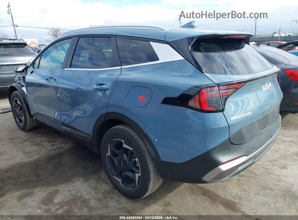 KNDPVDDG1T7309826 2026 KIA SPORTAGE HYBRID Синий Задняя левая четверть