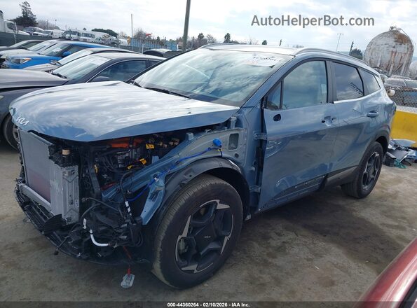 KNDPVDDG1T7309826 2026 KIA SPORTAGE HYBRID Синий Передняя левая четверть