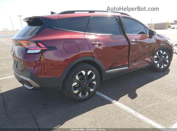 KNDPYDAH3P7055353 2023 KIA SPORTAGE PLUG-IN HYBRID Maroon Tył prawy