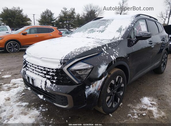 KNDPYDAH4P7103054 2023 KIA SPORTAGE PLUG-IN HYBRID Black Widok z przodu