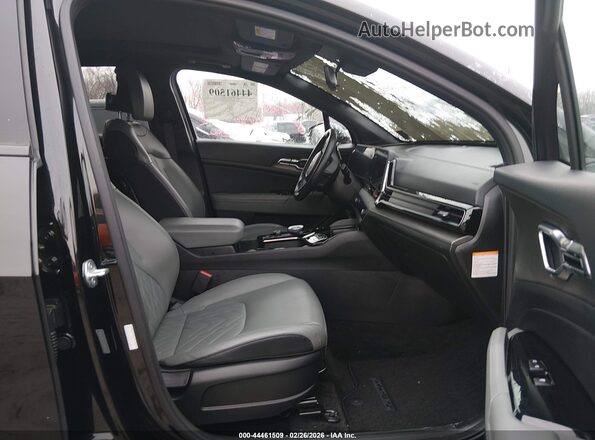 KNDPYDAH4P7103054 2023 KIA SPORTAGE PLUG-IN HYBRID Black Widok wnętrza z przodu