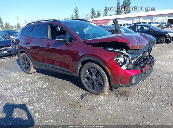KNDPYDDH8S7205154 2025 KIA SPORTAGE PLUG-IN HYBRID Красный Передняя правая четверть