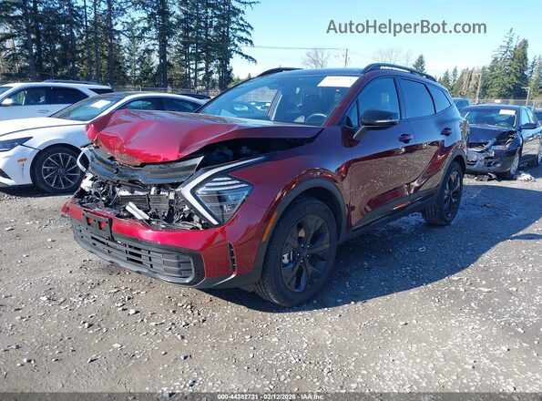 KNDPYDDH8S7205154 2025 KIA SPORTAGE PLUG-IN HYBRID Красный Передняя левая четверть