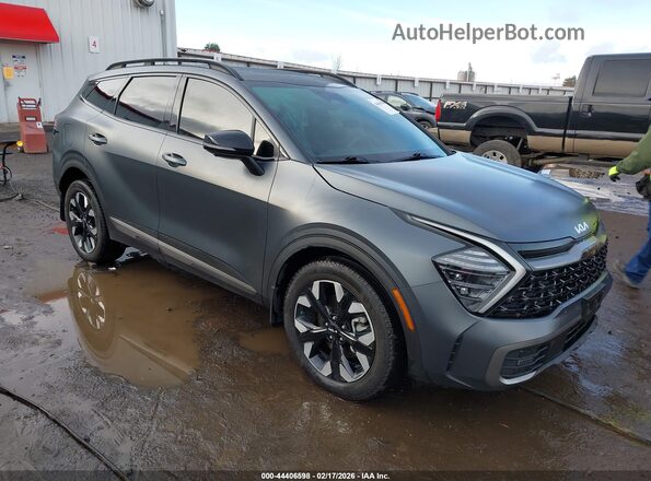 KNDPZDAH0P7083768 2023 KIA SPORTAGE PLUG-IN HYBRID Gray Przód prawy