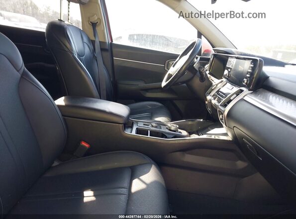 KNDRG4LG2M5055240 2021 KIA SORENTO HYBRID Красный Вид салона спереди