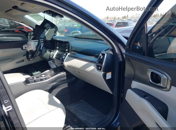 KNDRG4LGXM5060976 2021 KIA SORENTO HYBRID Black Widok wnętrza z przodu
