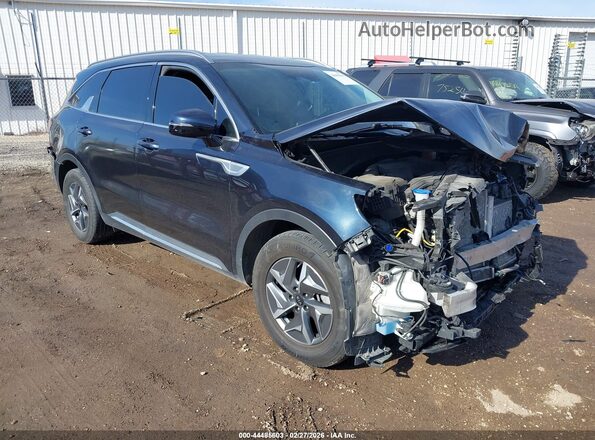 KNDRG4LGXM5060976 2021 KIA SORENTO HYBRID Black Przód prawy