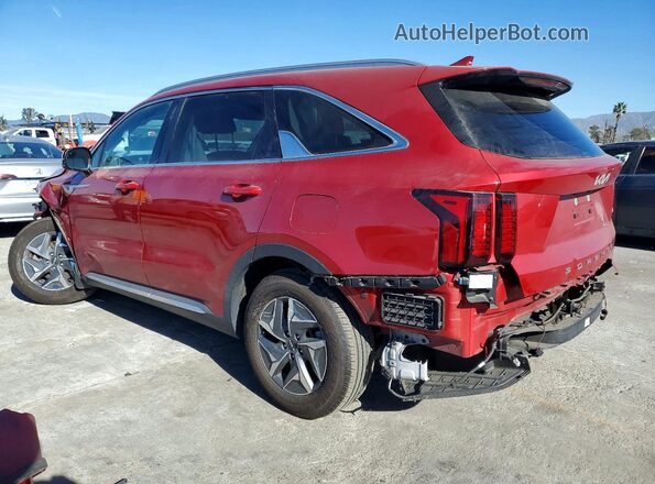 KNDRG4LGXN5086642 2022 KIA SORENTO Red Հետևի ձախ