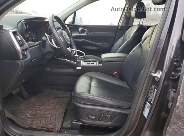 KNDRGDLG3N5122302 2022 KIA SORENTO Gray Widok wnętrza z przodu