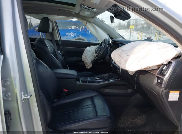 KNDRH4LG7M5044599 2021 KIA SORENTO HYBRID Серебряный Вид салона спереди