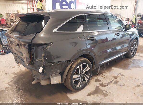 KNDRHDLG1P5177105 2023 KIA SORENTO HYBRID Серый Задняя правая четверть
