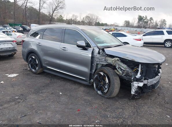 KNDRKDJGXS5341576 2025 KIA SORENTO HYBRID Серебряный Передняя правая четверть