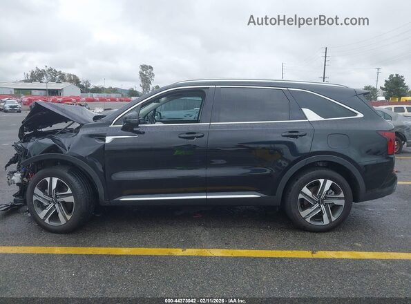 KNDRKDLG6P5215669 2023 KIA SORENTO HYBRID Black უკანა სალონის ხედი