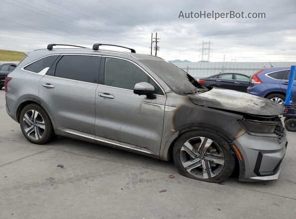 KNDRKDLGXR5247608 2024 KIA SORENTO Серый Передняя правая четверть