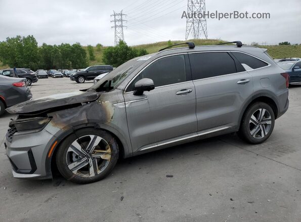 KNDRKDLGXR5247608 2024 KIA SORENTO Серый Передняя левая четверть