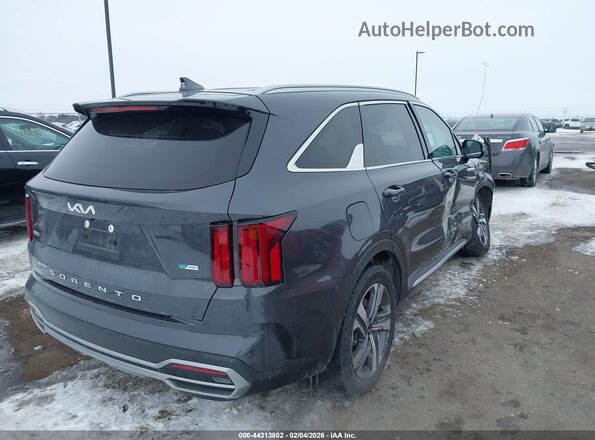 KNDRMDLH3N5063348 2022 KIA SORENTO PLUG-IN HYBRID Серый Задняя правая четверть