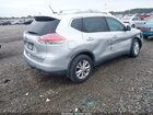 2016 Nissan Rogue Sv Silver vin: KNMAT2MT1GP632289