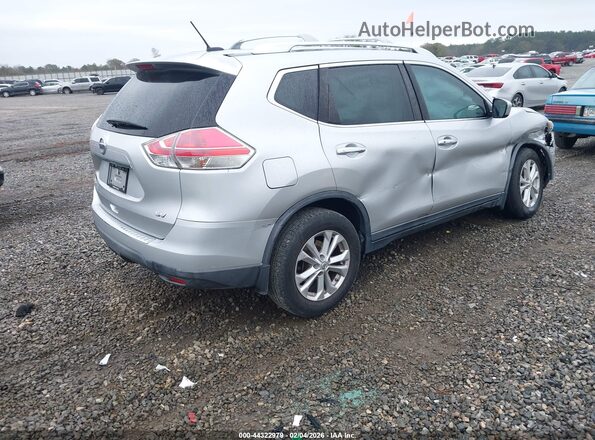 KNMAT2MT1GP632289 2016 NISSAN ROGUE Silver უკანა მარჯვენა